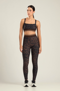 LEGGING FULL ANIMAL PRINT COM ELÁSTICO CHOCOLATE