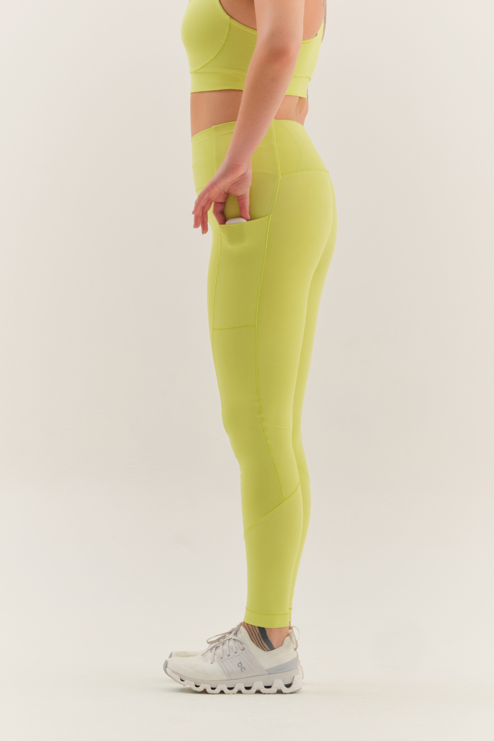 LEGGING FULL ICE TECH SHAPE HIGH LIME