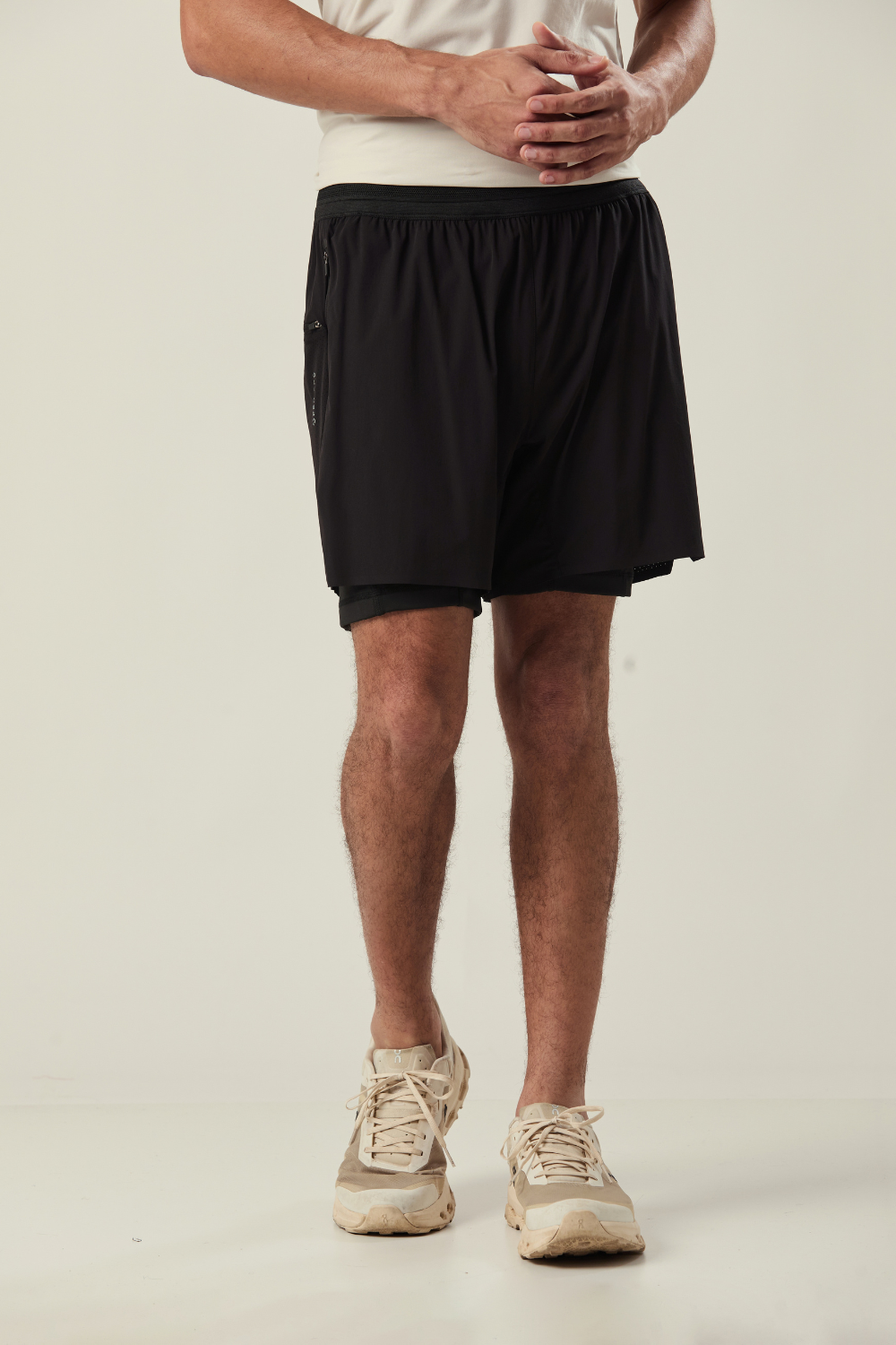 SHORTS POLIAMIDA LIGHT RUNNING PRETO