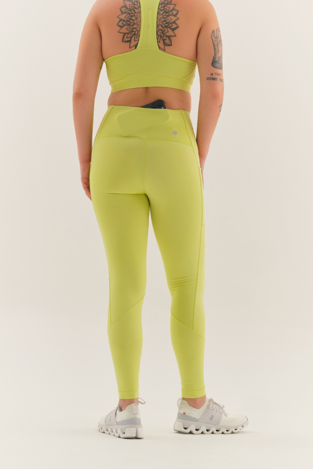 LEGGING FULL ICE TECH SHAPE HIGH LIME