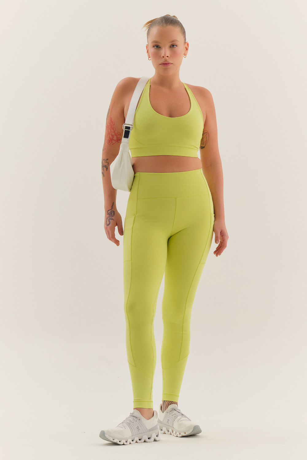 LEGGING FULL ICE TECH SHAPE HIGH LIME