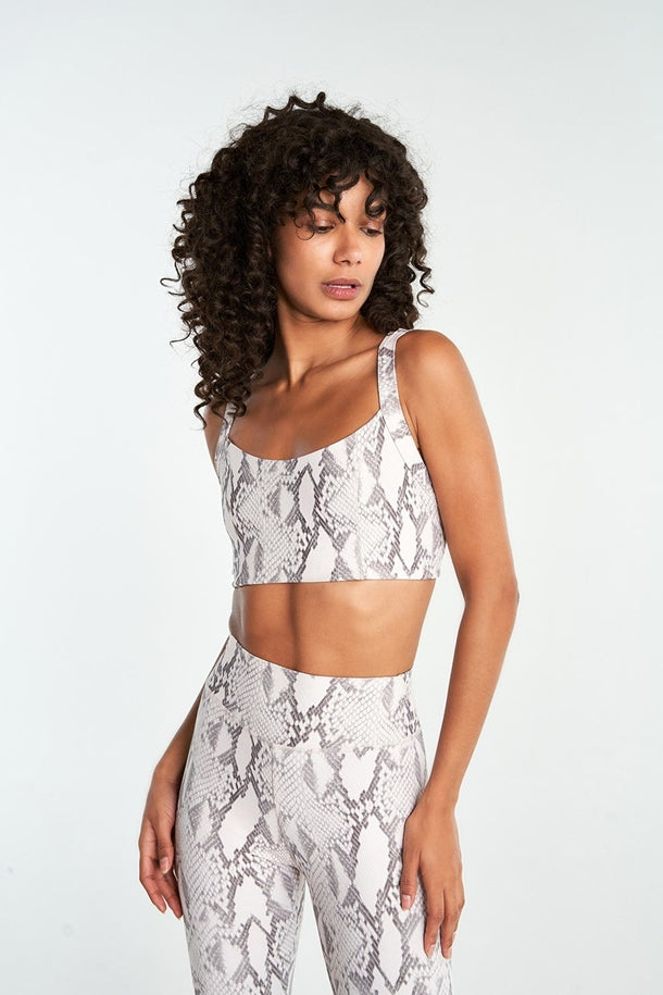 TOP MEIA TAÇA ANIMAL PRINT OFF WHITE