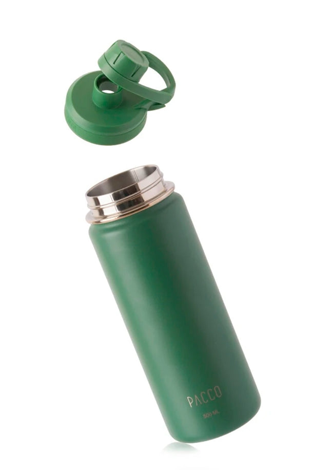 GARRAFA TERMICA PACCO HYDRAV2 500ML VERDE MILITAR
