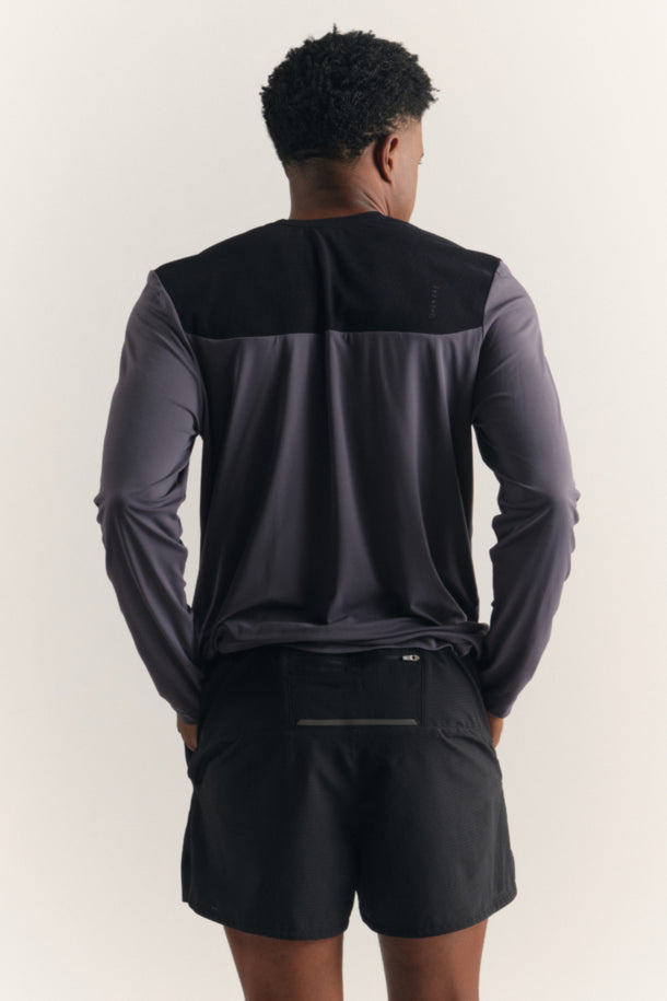 CAMISETA POLIAMIDA MANGA LONGA ACTIVE CONCRETO