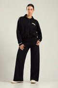CALÇA MOLETOM WIDE BALANCE PRETO