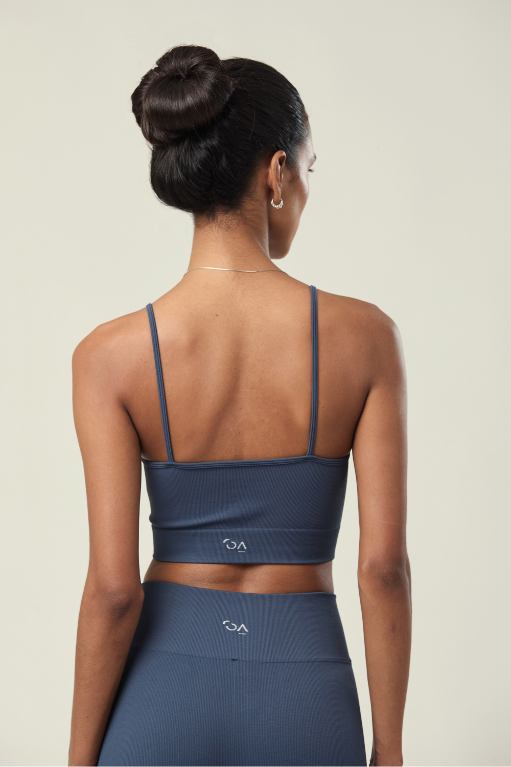 TOP CROPPED FLOW SEM COSTURA PETROLEO