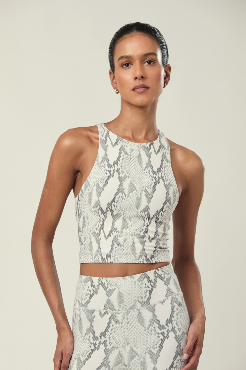 TOP REGATA ANIMAL PRINT OFF WHITE