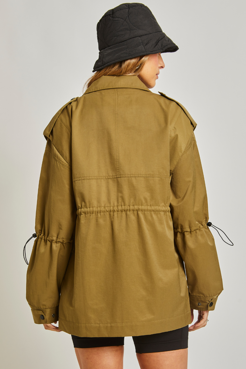 COTTON TOUCH PARKA MILITAR