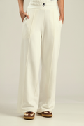 CALÇA MOLETOM WIDE NEW OFF WHITE