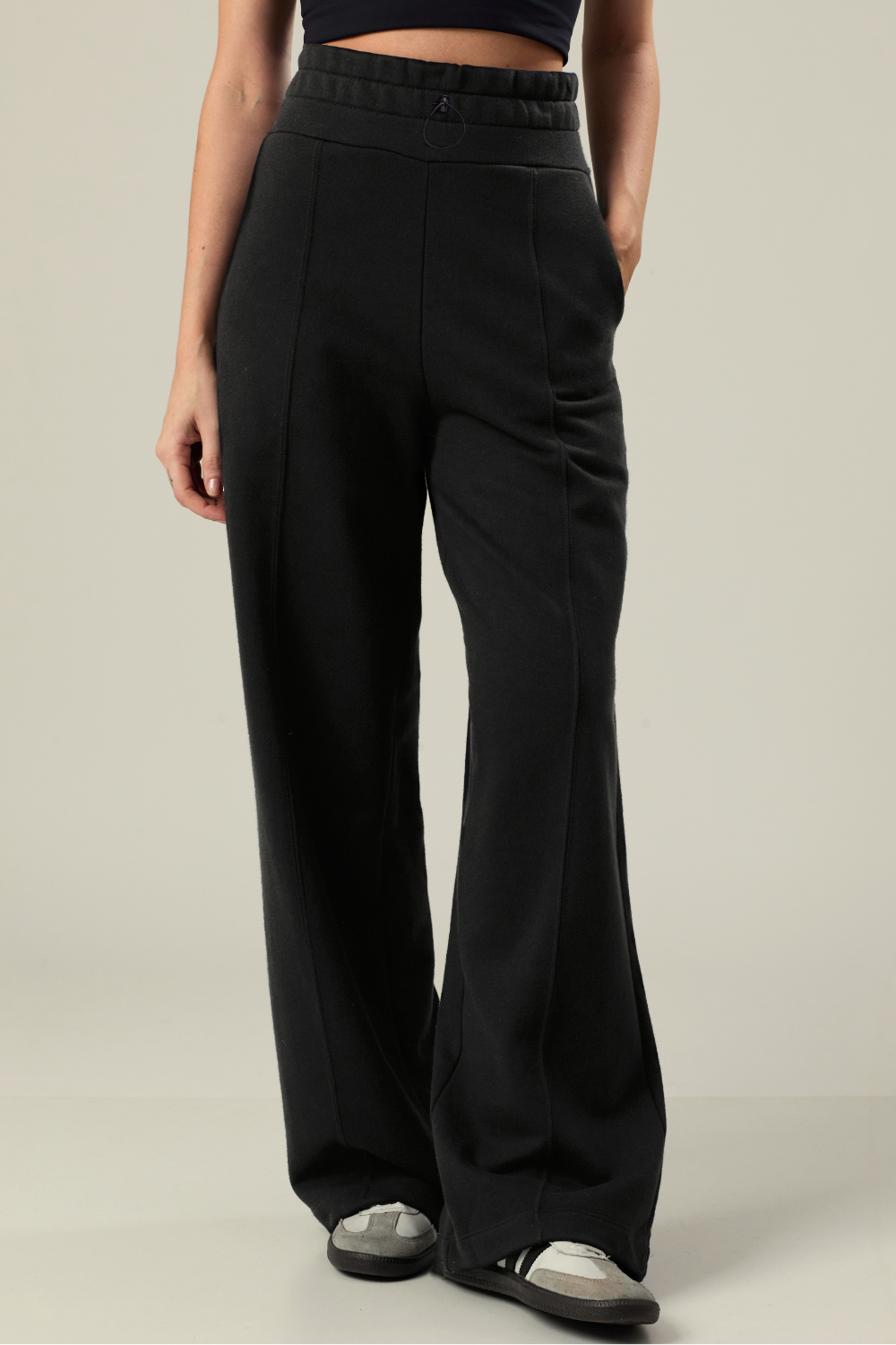 CALÇA MOLETOM WIDE NEW PRETO