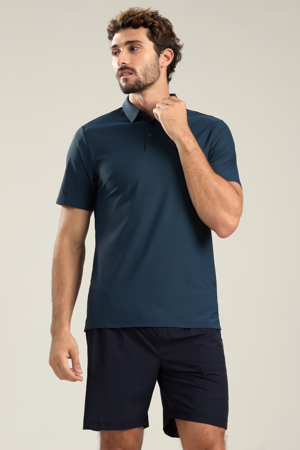 CAMISETA POLIAMIDA POLO SPORT PETROLEO