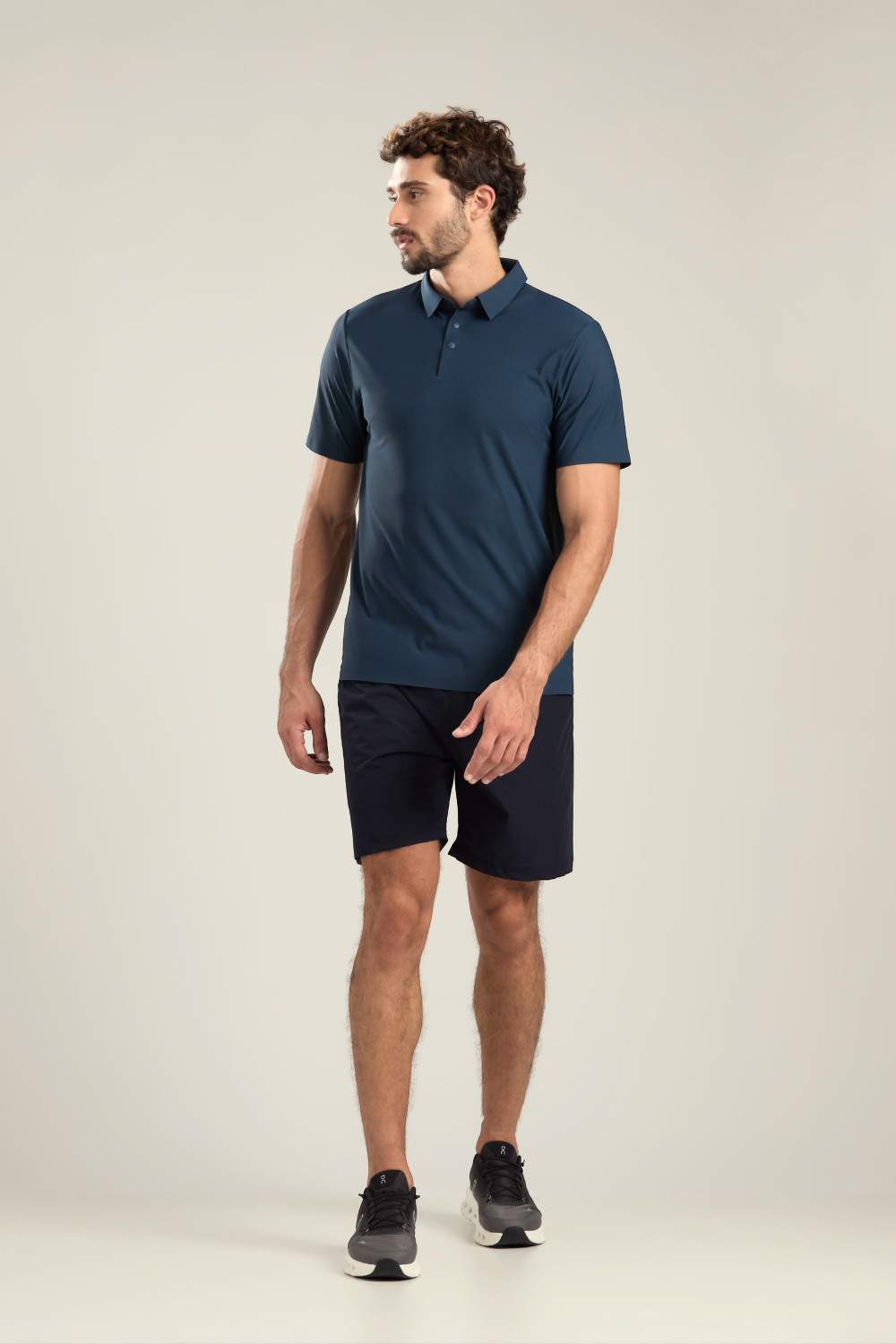 CAMISETA POLIAMIDA POLO SPORT PETROLEO