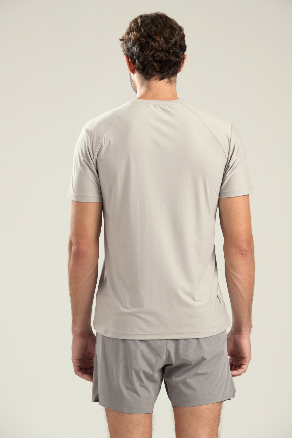 CAMISETA POLIAMIDA PEACH TOUCH CINZA CLARO