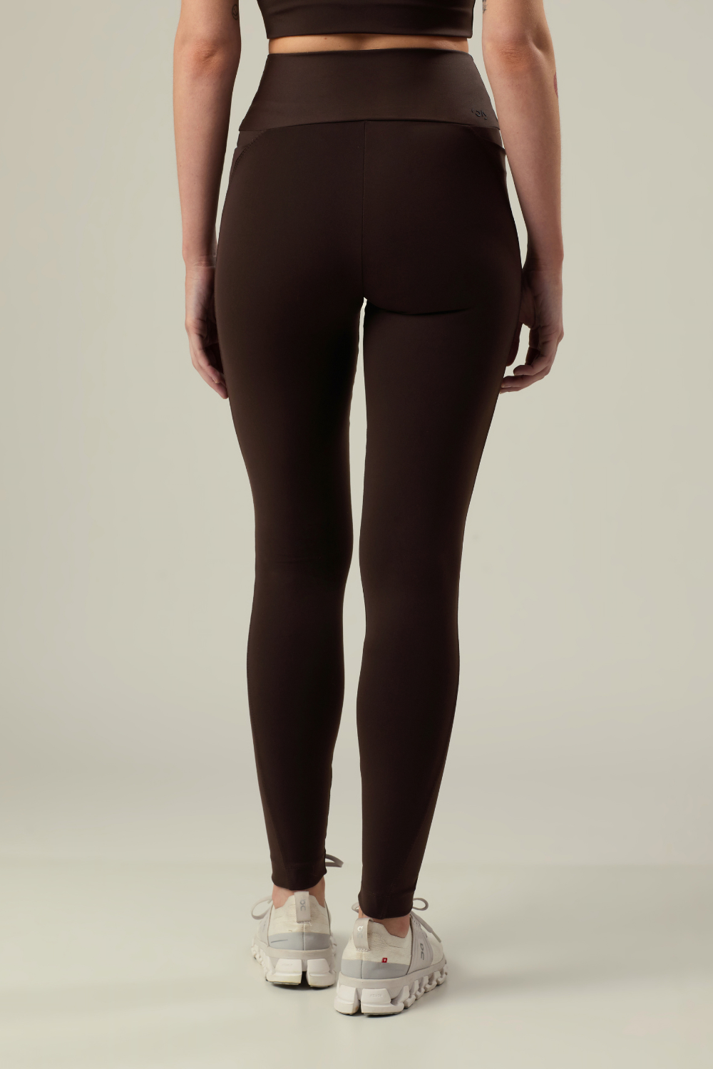LEGGING COTTON BLOOM COFFEE