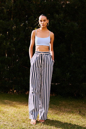 CALÇA ELÁSTICO MARÉ AZUL