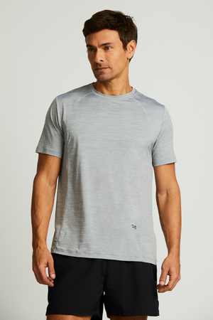 CAMISETA POLIAMIDA REGULAR MESCLA CONCRETO