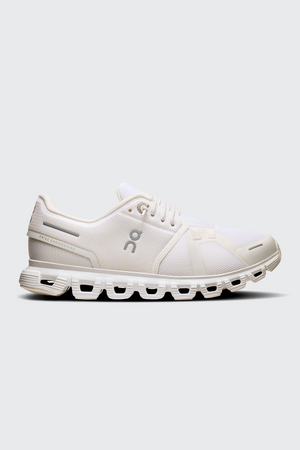 TÊNIS ON RUNNING CLOUD 6 FEMININO WHITE | WHITE