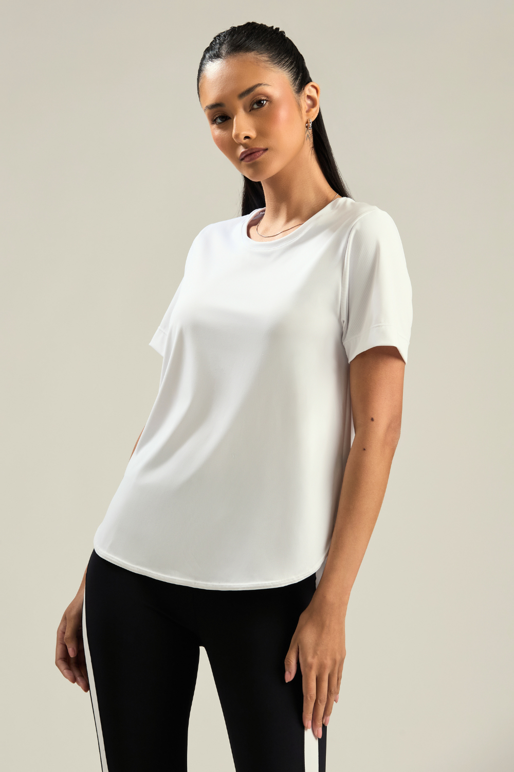 CAMISETA ARREDONDADA SOFT BRANCO