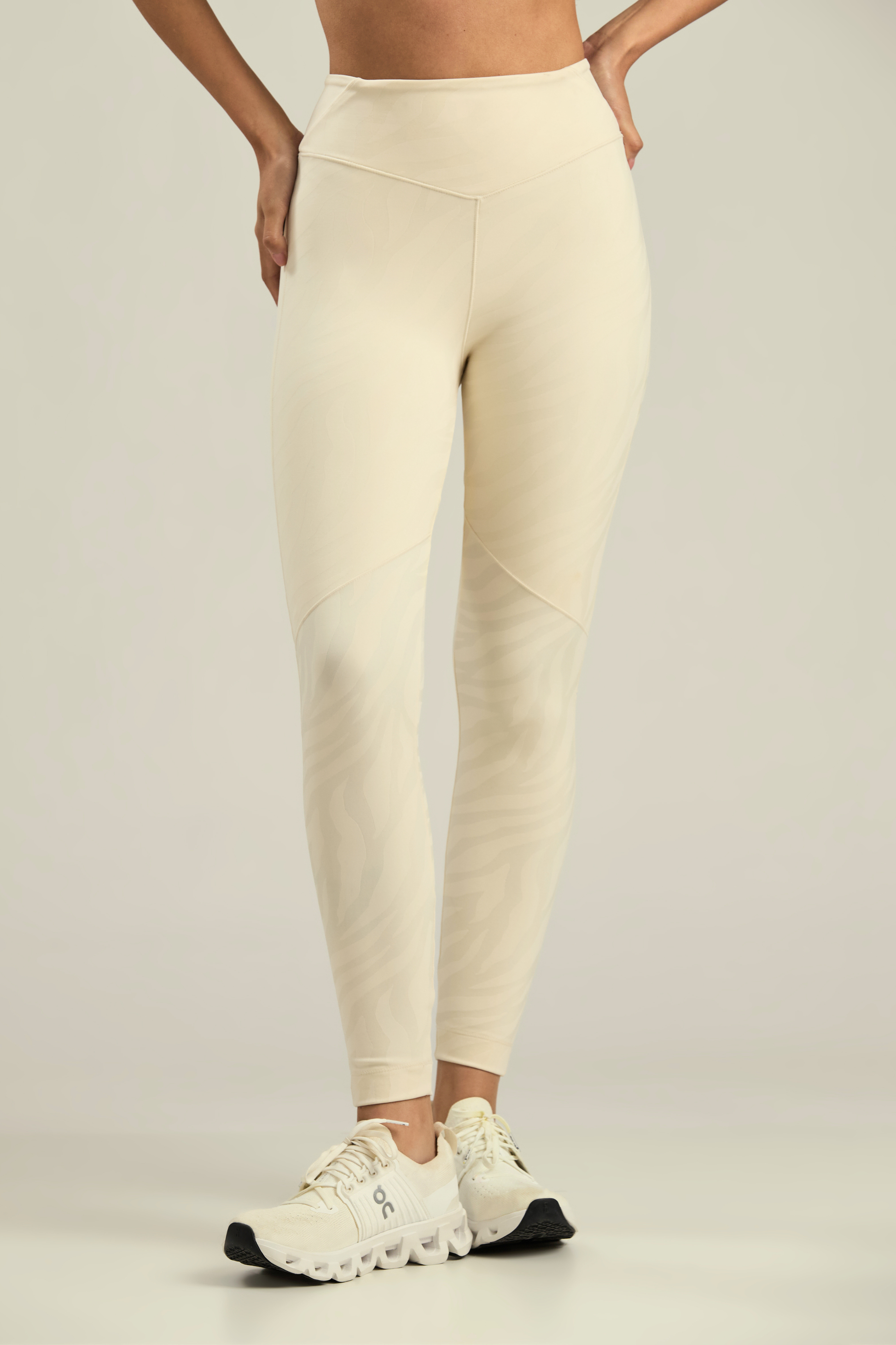 LEGGING REGULAR ZEBRA OFF WHITE