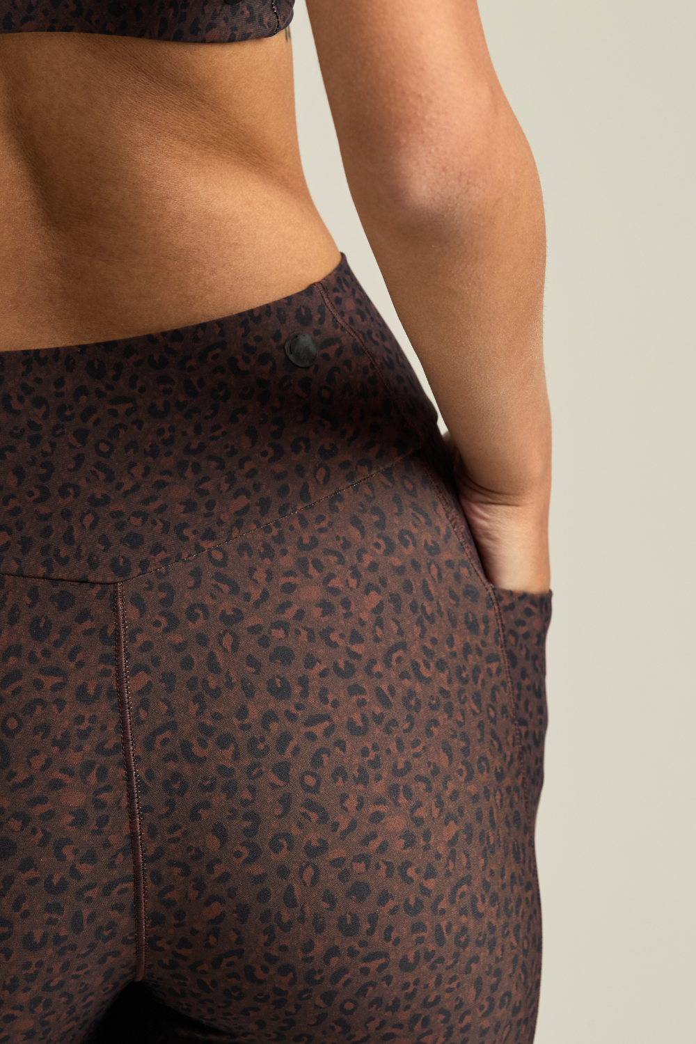 LEGGING FULL ANIMAL PRINT HIGH CHEETAH CHOCOLATE