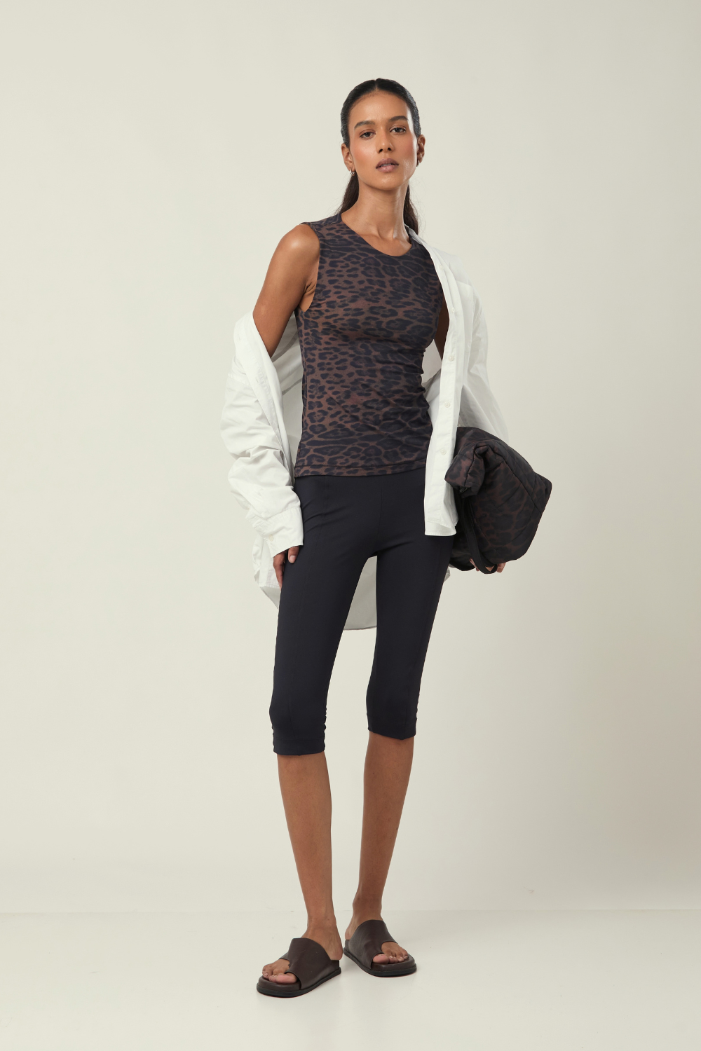 REGATA JUSTA ANIMAL PRINT CHOCOLATE