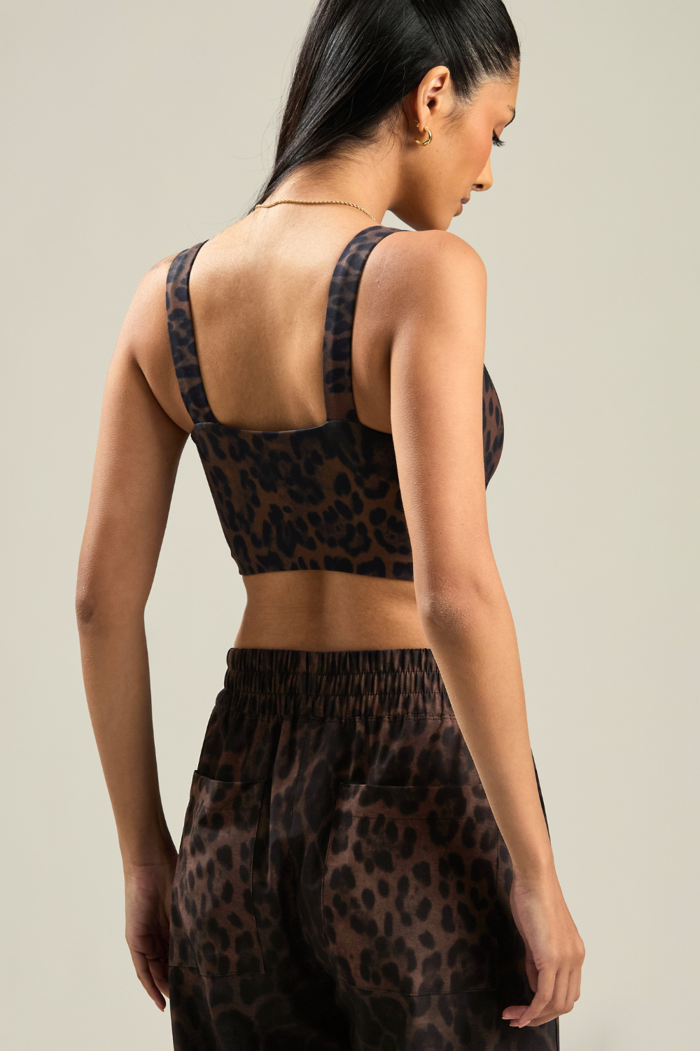 TOP RETO ANIMAL PRINT CHOCOLATE
