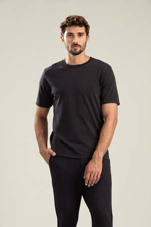 CAMISETA ALGODÃO ESSENCE PRETO
