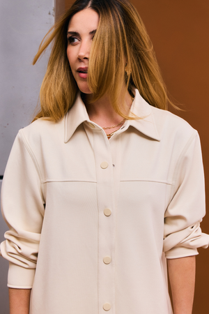 CAMISA SCUBA CLEAN COLLECTION BY MICA CREME