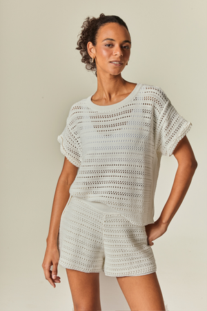 SHORTS TRICOT MALLORCA OFF WHITE